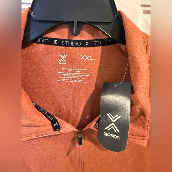 Rust Orange Zip-Up Jacket xxl - Picture 2 of 9